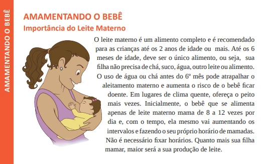 Figura 3 – Algumas ilustrações da Caderneta da Criança (5ª edição).