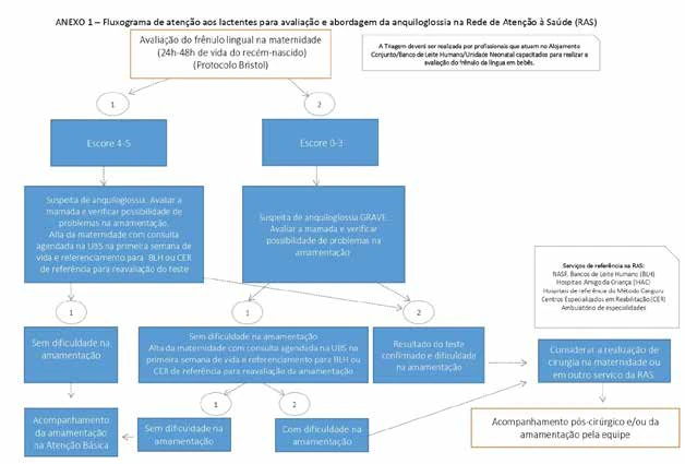 Fluxograma 1 – Anexo 1 da Nota Técnica Nº 35/2018 do Ministério da Saúde.